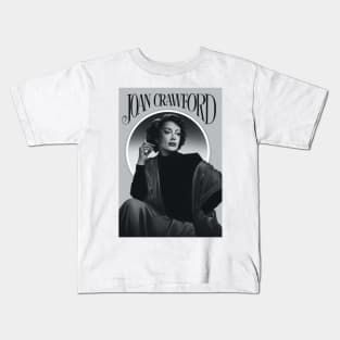 Joan Crawford (ver 2.) with the inscription Kids T-Shirt